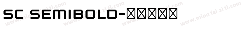 sc semibold字体转换